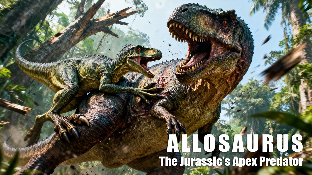 Allosaurus: Meet the Apex Predator of the Jurassic Before T-Rex Ever Existed.