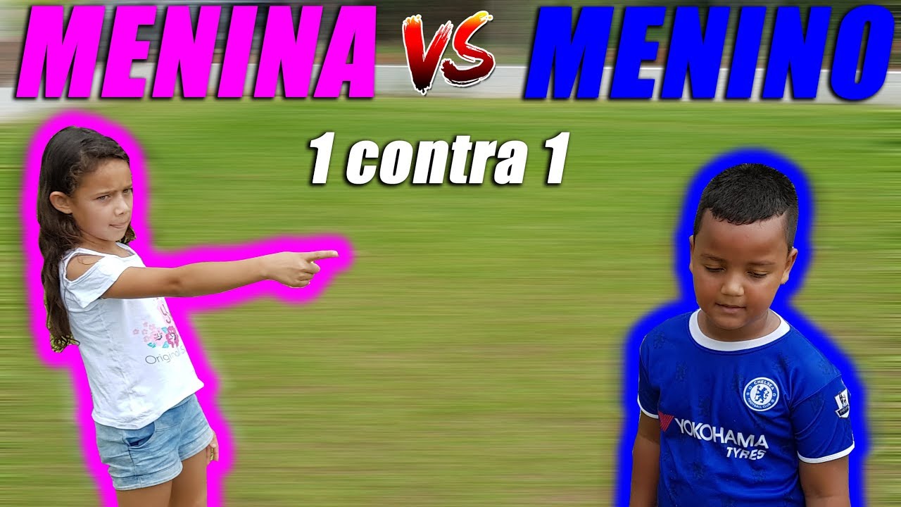 FELIPE TOYS VS MENINA  NO DESAFIO DE FUTEBOL 1 x 1