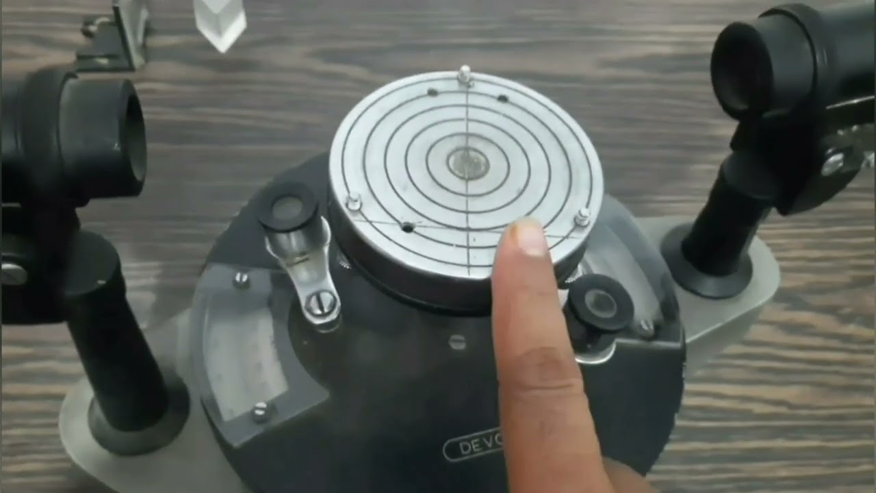 Spectrometer and its adjustment, Schuster's Method,Bengali, বাংলা