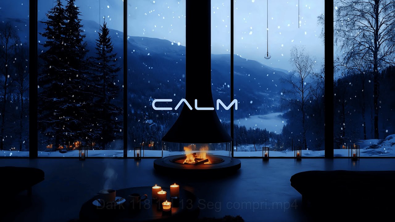 Surrounded by Silence |  Winter Night Interior &middot; Study & Relax