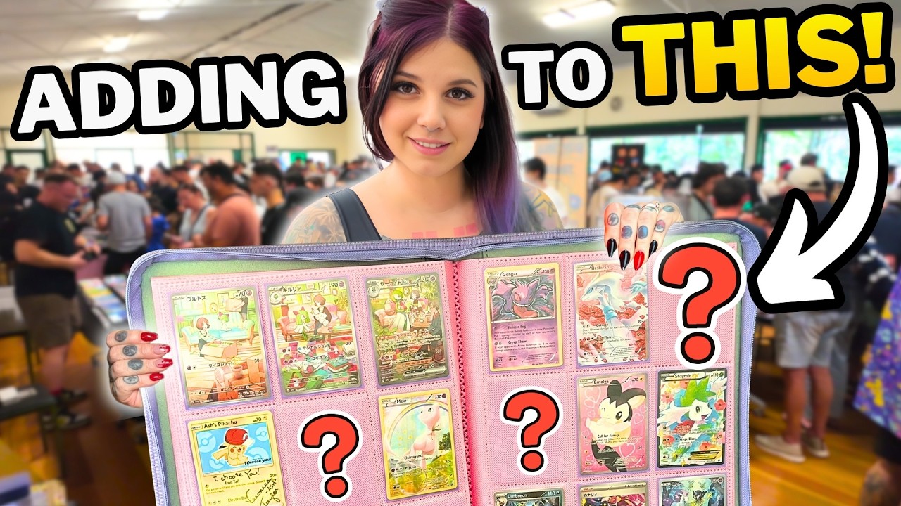 Обновление папки «Что мне нравится» на выставке карточек Pokémon!