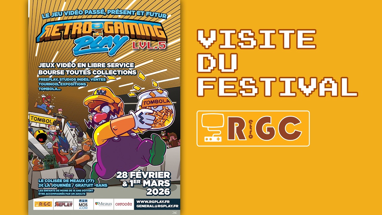 Visite du festival RetroGaming Play 2026