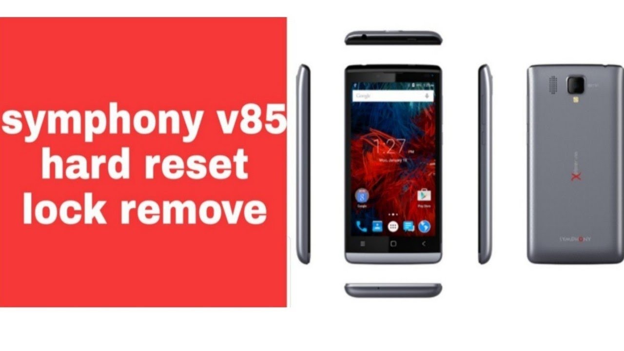 symphony v85 hard reset