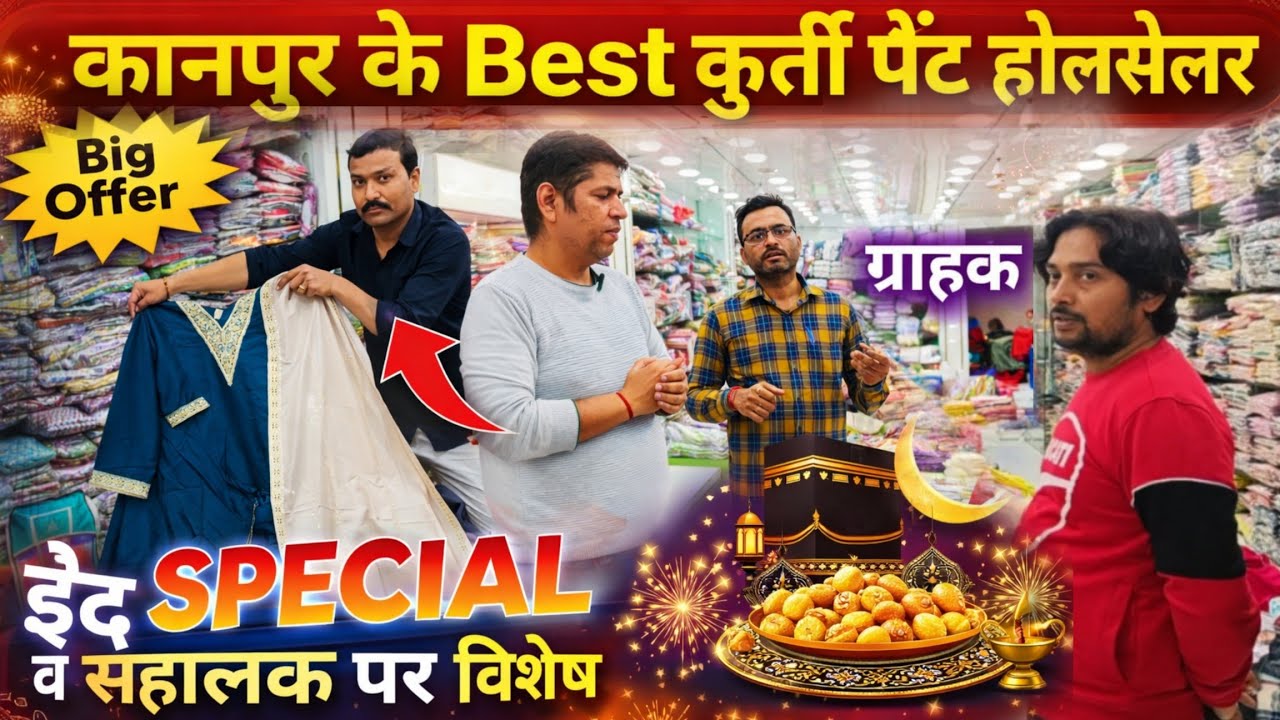 कानपुर के Kurti Pant Wholesaler | सस्ता भी अच्छा भी | Kanpur kurti wholesale market #kurtiwholesale 