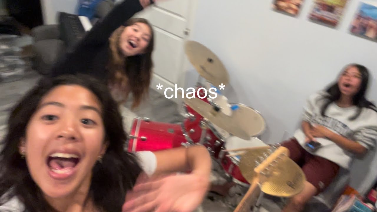 BAND PRACTICE VLOG || 🎸🥁🎤what our daily practice looks like + how we stay on track (we don&rsquo;t)