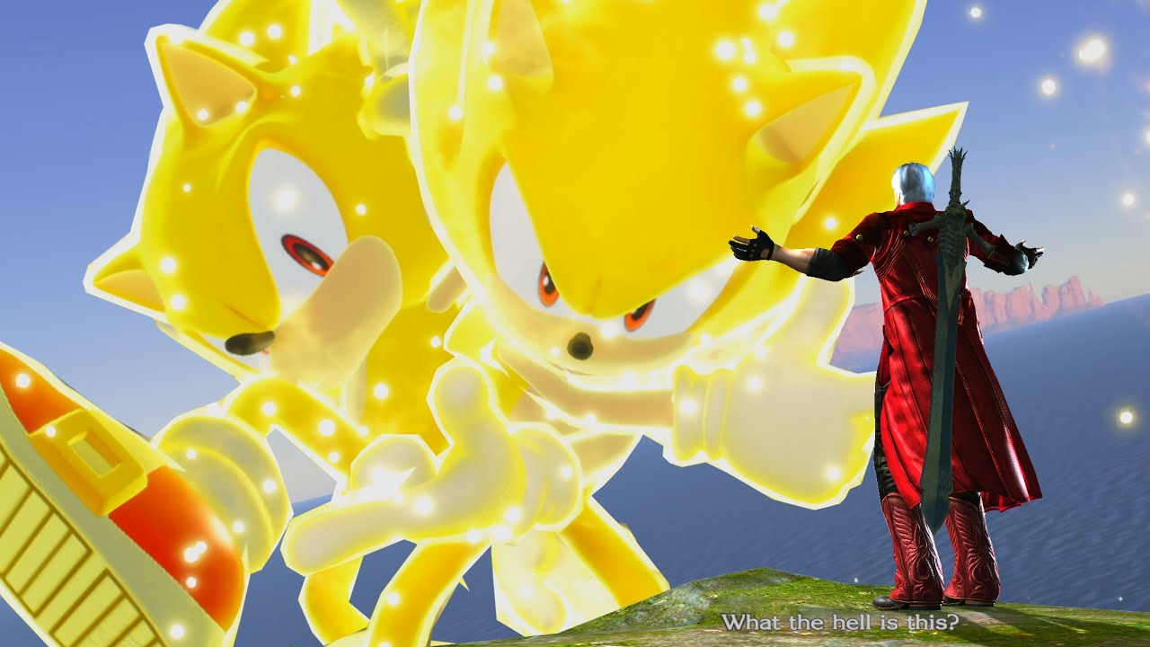 When a Devil May Cry Player Combos in Sonic Frontiers Update 2