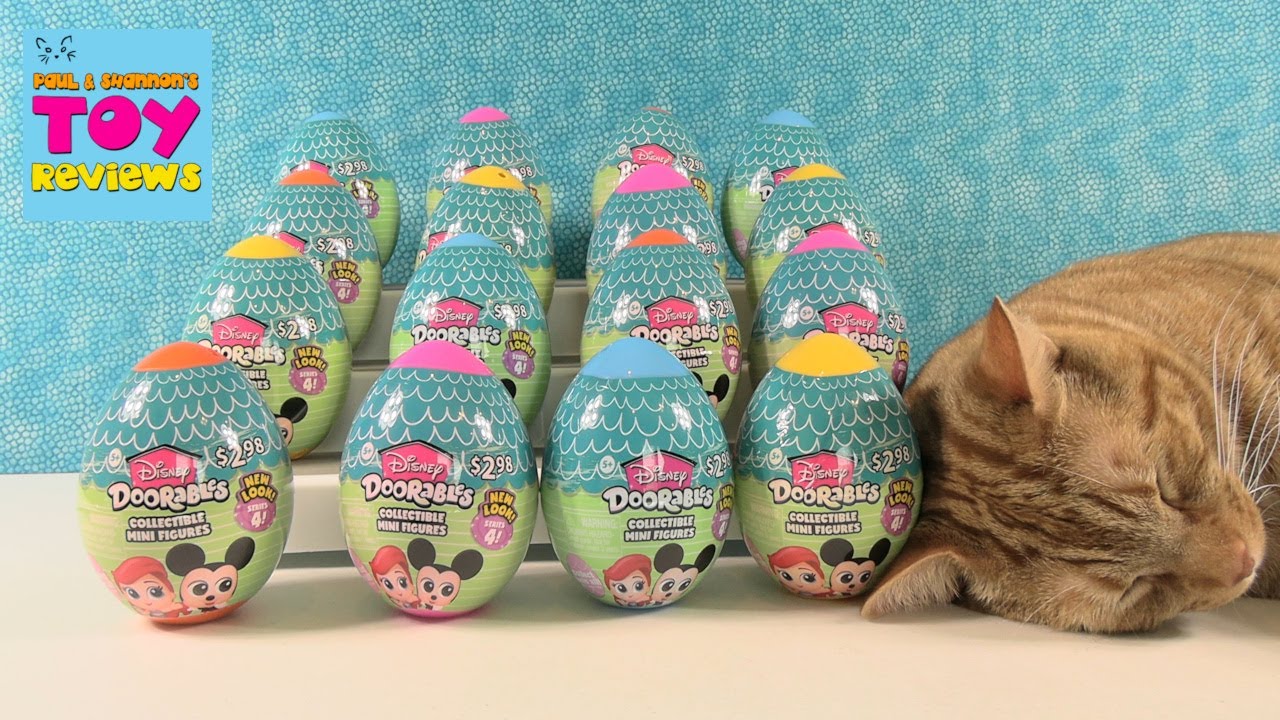 Disney Doorables Series 4 Surprise Easter Egg Collectible Figures Opening | PSToyReviews