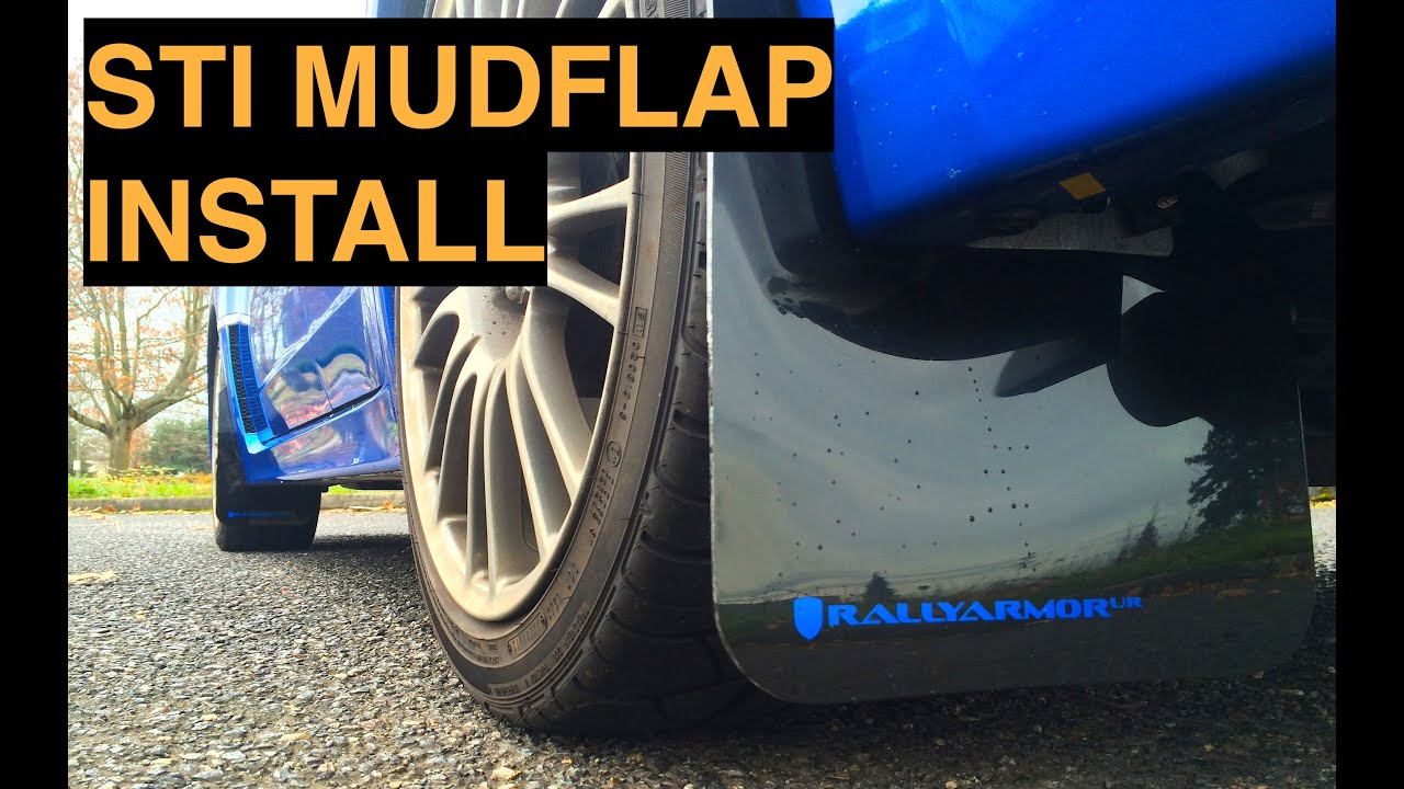 Subaru WRX STI - Rally Armor Mud Flap Installation