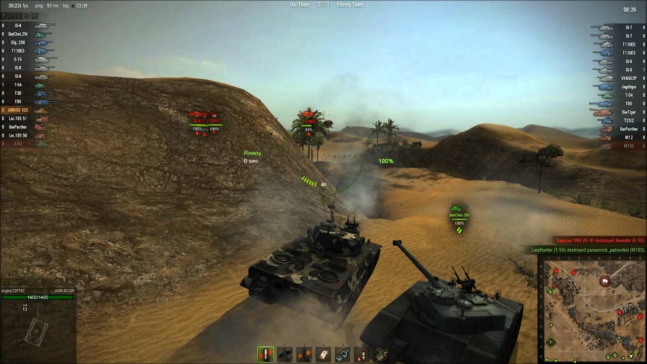 World of Tanks - AMX50 100 Tier 8 
