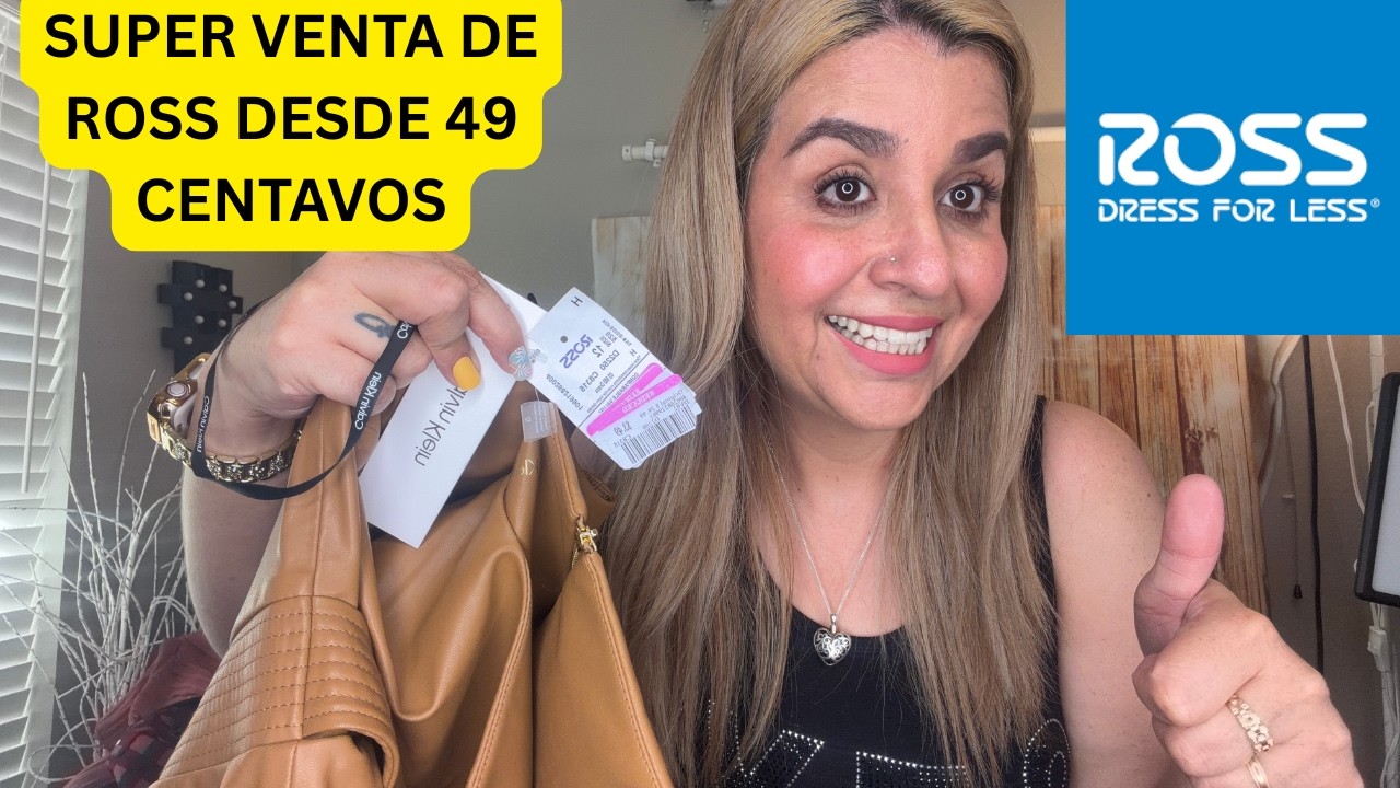 SALE ANUAL EN ROSS I HAUL DE LA SUPER VENTA EN ROSS, DONDE ENCUENTRAS ARTICULOS DESDE 49 CENTS.