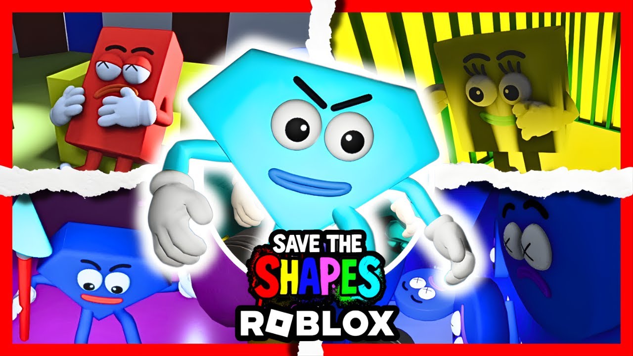 Save The Shapes FULL GAME Walkthrough & Ending - ROBLOX [4K60FPS]