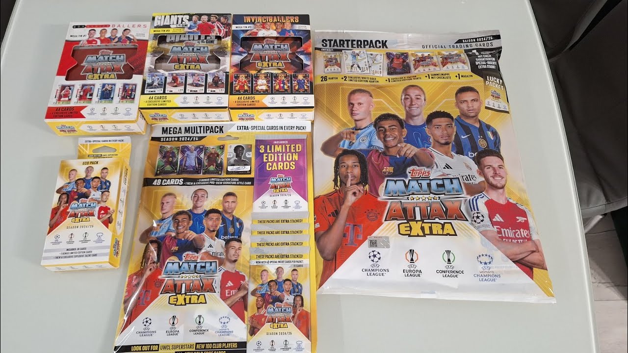 HIT! NOWOŚĆ! KOLEKCJA TOPPS MATCH ATTAX EXTRA 24/25 - OTWIERAM ZESTAW STARTOWY - SZOK CO ZA KARTY!