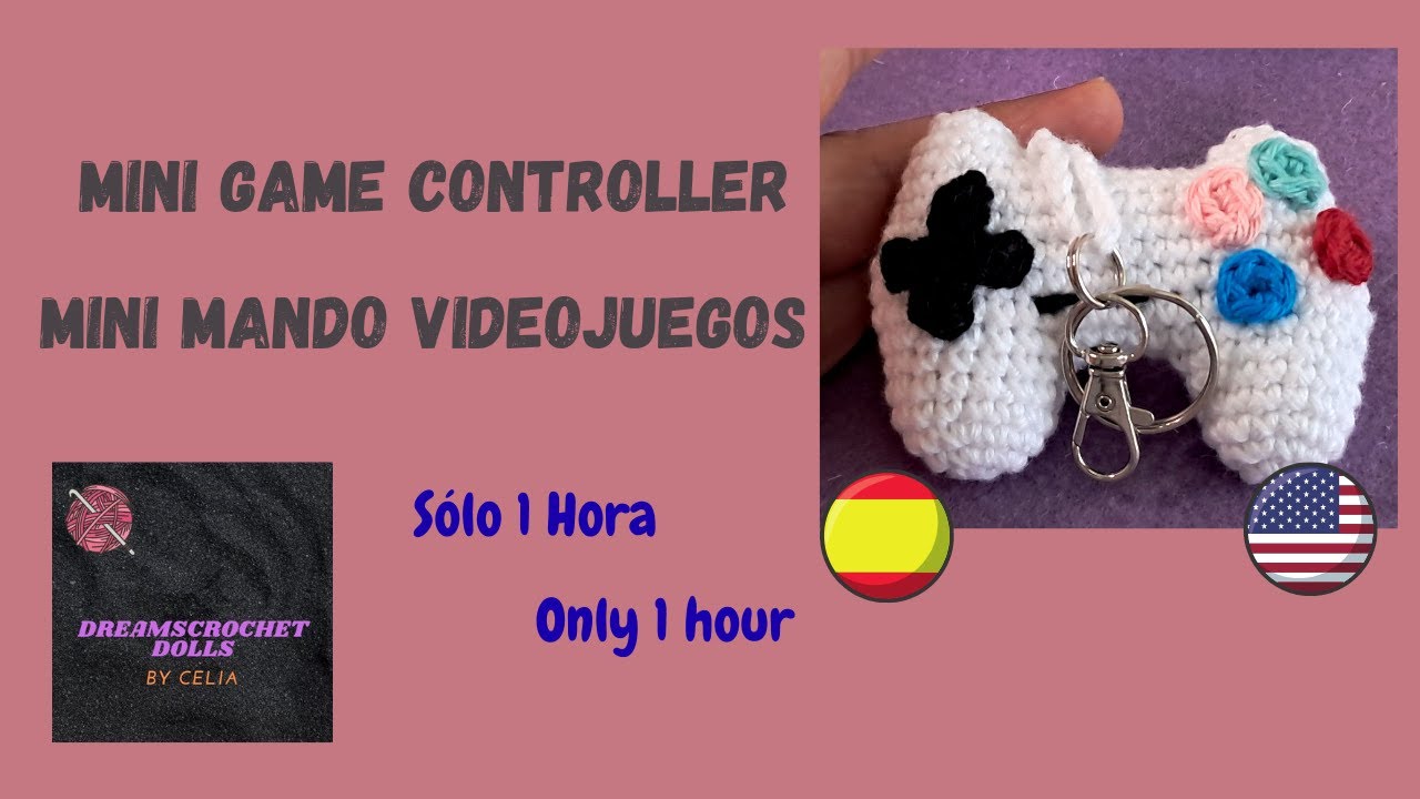 Mini Mando Gamer Amigurumi 🎮 | Súper rápido, adorable y perfecto como llavero