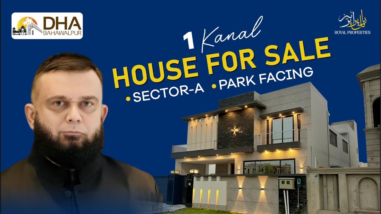 PARK FACING HOUSE FOR SALE IN DHA BAHAWALPUR Royal Properties | 03018685076 
