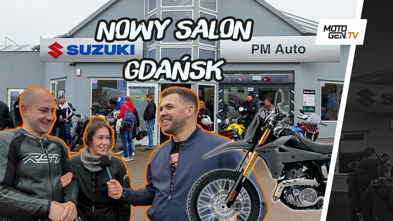 Otworzyliśmy nowy salon motocyklowy na Pomorzu - Suzuki PM Auto w Gdańsku!