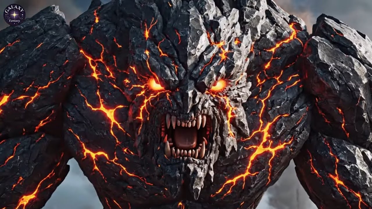 Dragon Defends Its Territory and Battles the Stone Giants #Dragon