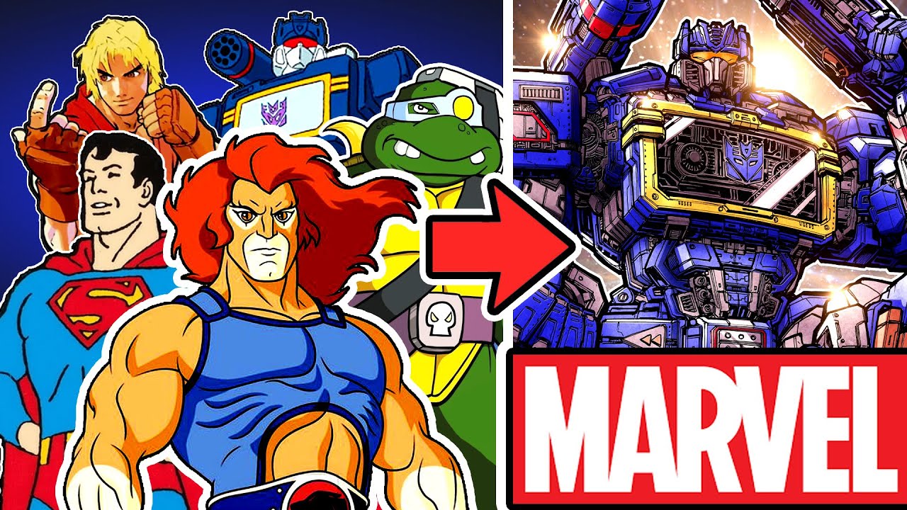 MARVEL ARTIST draws 80's CARTOONS in a MARVEL STYLE! TMNT | THUNDERCATS | STREET FIGHTER | VOLTRON