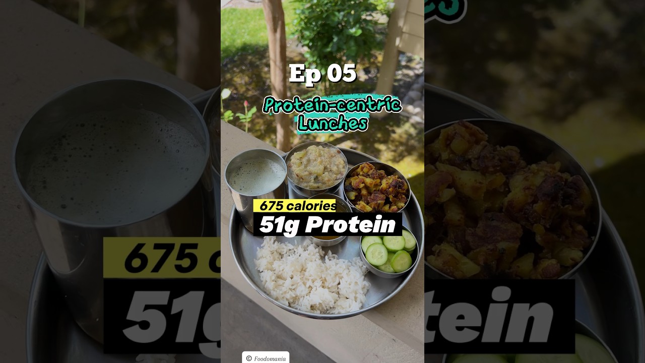 Vegan Indian Lunch Idea - 50g Protein, 675 kcal #dietplan #protein