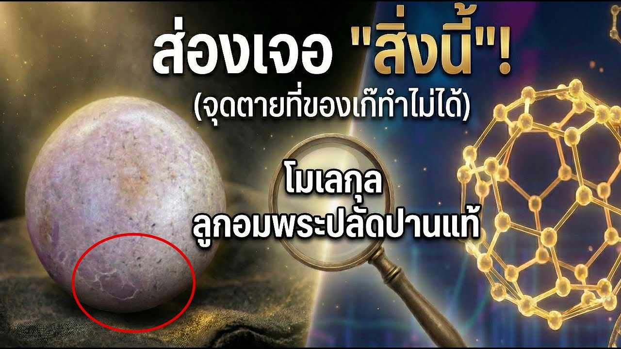 วิธีดูลูกอมพระปลัดปานแท้ แบบวิทยาศาสตร์! ด้วย 6 เอกลักษณ์ (หนัก เรียบ สวย แข็ง แกร่ง เก่า)