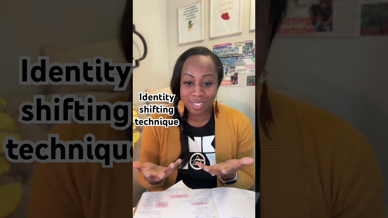 Identity shifting technique to change your self-concept #feminineenergy #manifestation