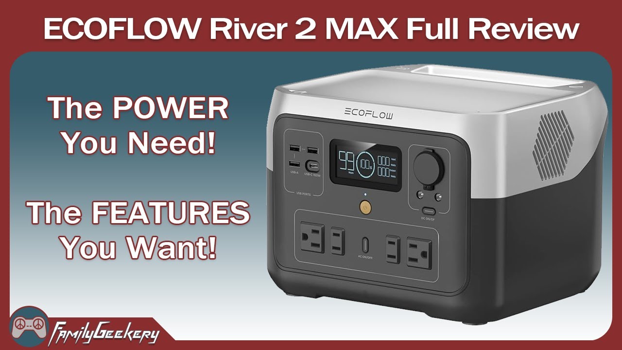 ECOFLOW River 2 Max Power Station Tested and Reviewed!