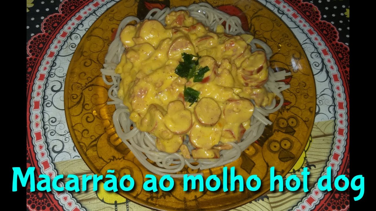 MACARRÃO AO MOLHO HOT DOG