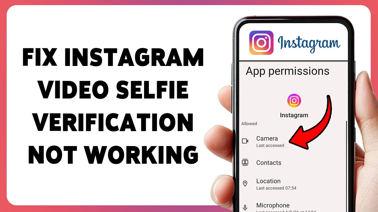 Как исправить проблему с неработающей видеоселфи-верификацией в Instagram в 2026 году