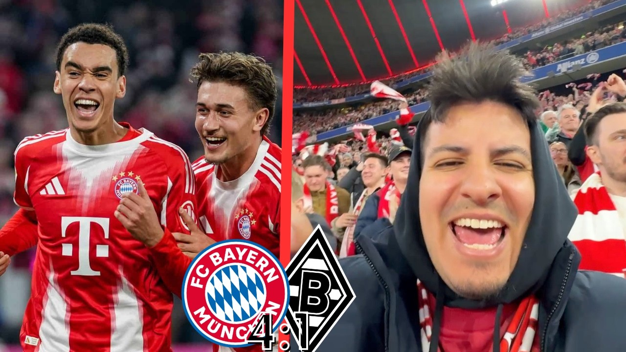ERSTE REIHE hinter der TRAINERBANK 😍😍🔥 | FC Bayern München vs. Borussia Mönchengladbach | CedrikTV