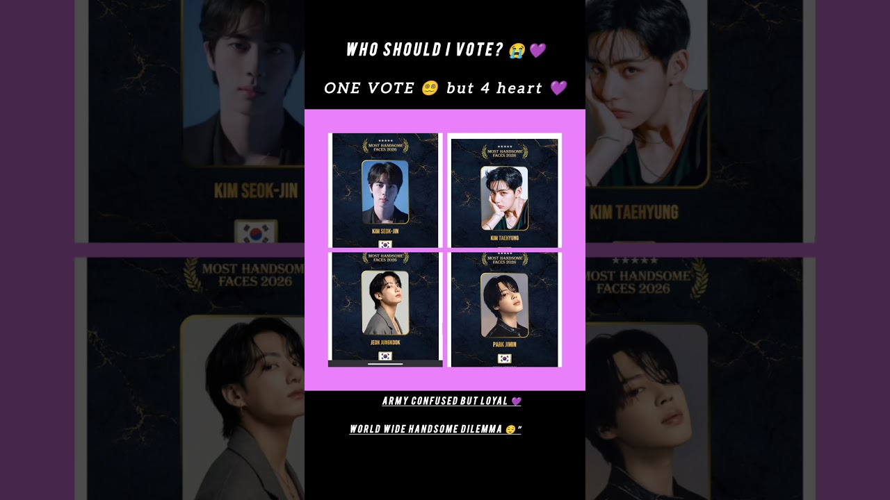 ARMY problems only 😭💜 2026 world wide handsome