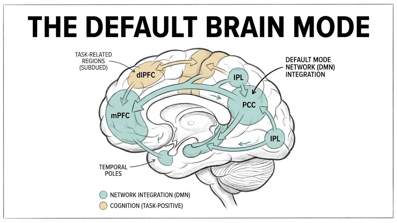 THE DEFAULT MODE NETWORK: WHY YOUR BRAIN WANDERS !