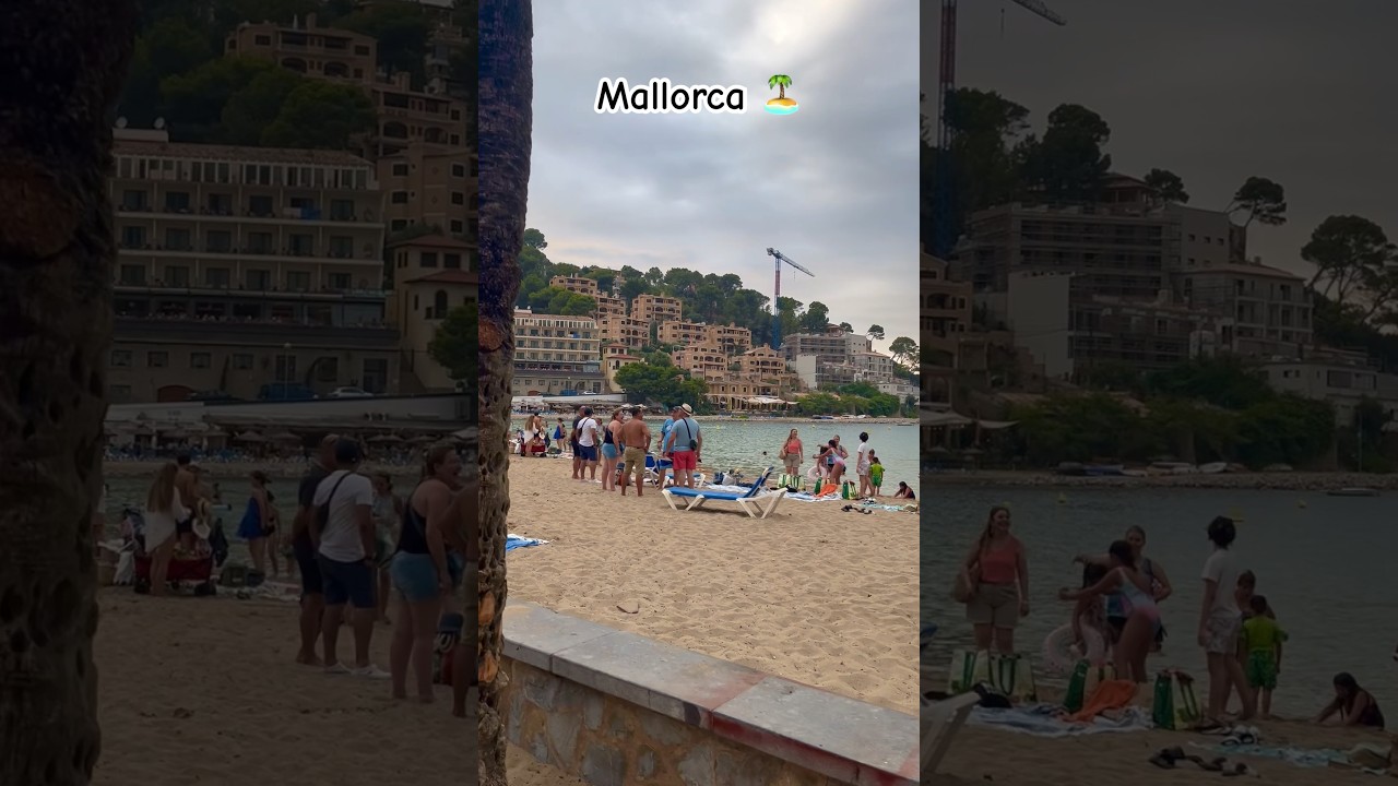 Vacation Beach 🏖️ Palma de Mallorca Spain 🇪🇸 4K #walkingtour#shorts#viralshorts#youtubeshorts