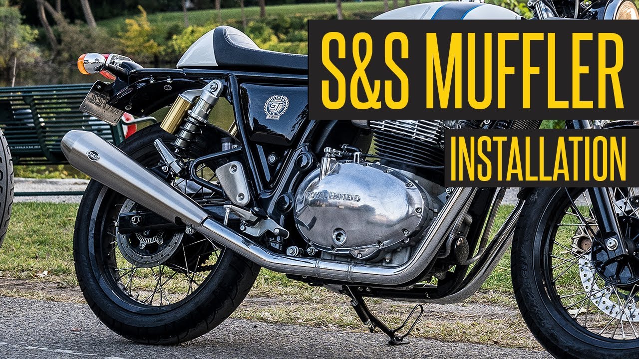 Установка накладок @S&S Cycle, Inc на @Royal Enfield Continental GT 650