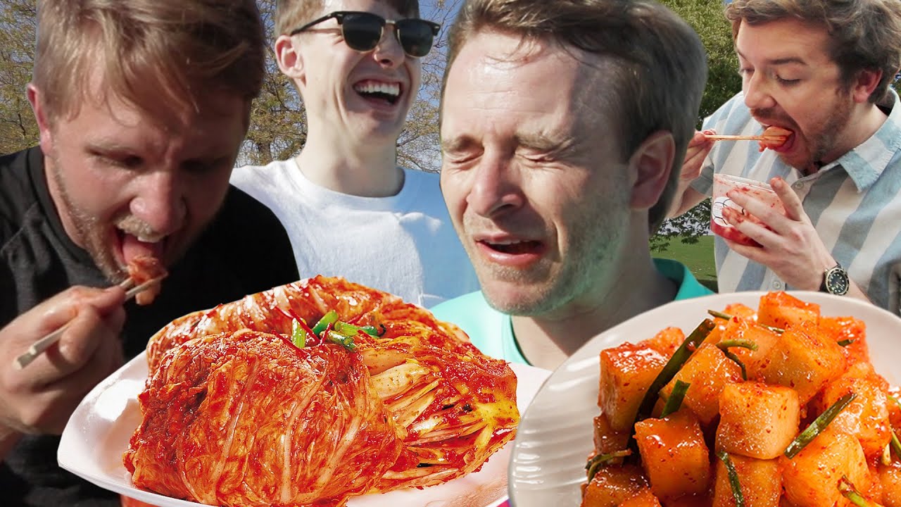 Americans Try Kimchi for the First Time!!