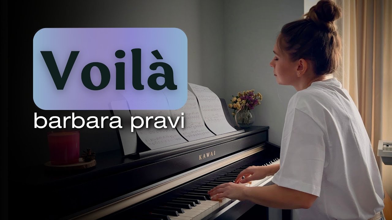 Voilà - Barbara Pravi | Piano cover + Sheet music