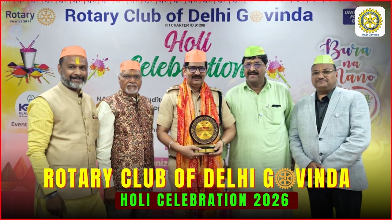 Rotary Club Delhi Holi Celebration 2026 – Full Event