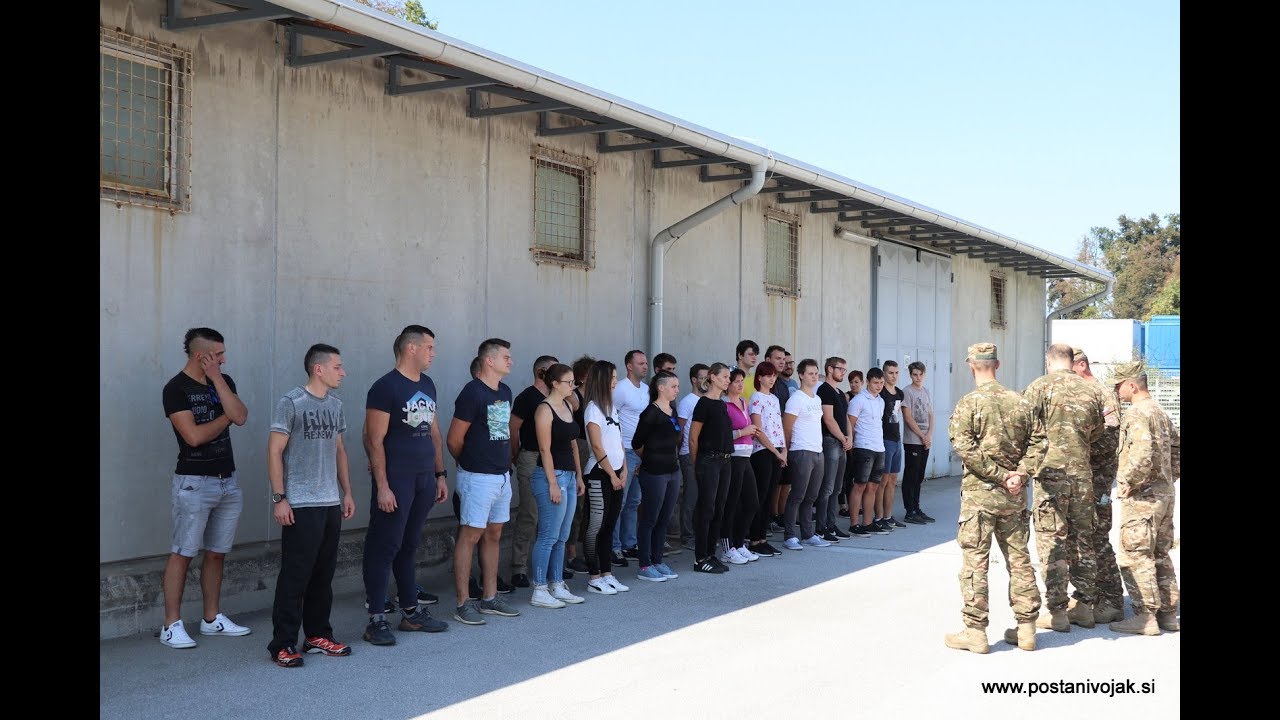 Prostovoljci in rezervisti pričeli z usposabljanjem