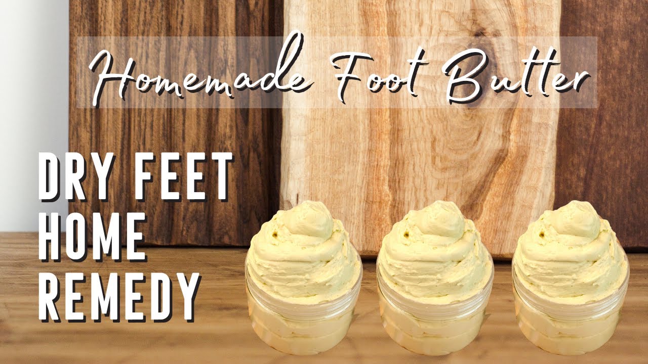 Make Homemade FOOT BUTTER with LAVENDER and LEMONGRASS Scent!