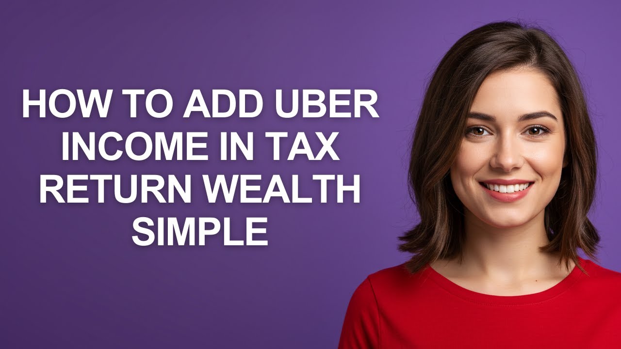 How To Add Uber Income In Tax Return Wealth Simple - AshleyHowTo