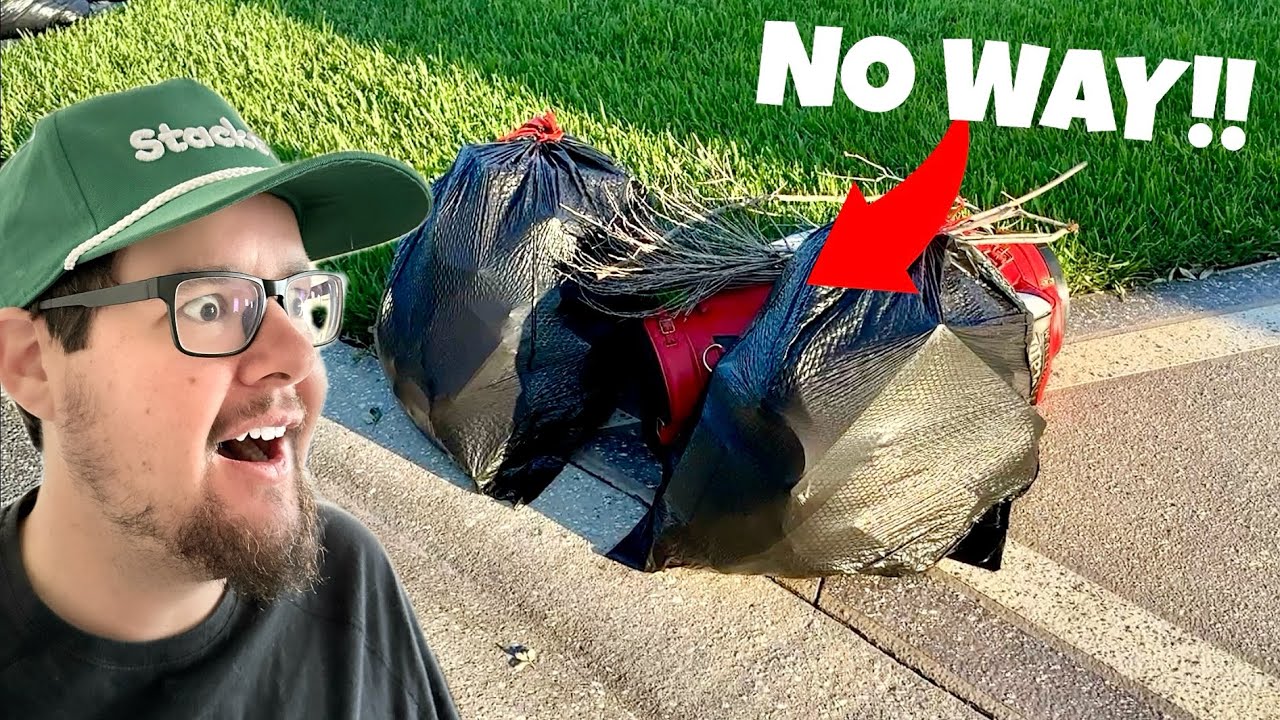 IT WAS SITTING IN THE TRASH!!