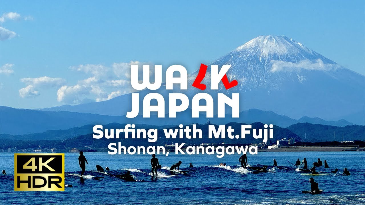 Surfing with Mt.Fuji - Shonan, Kanagawa - | Walk Japan