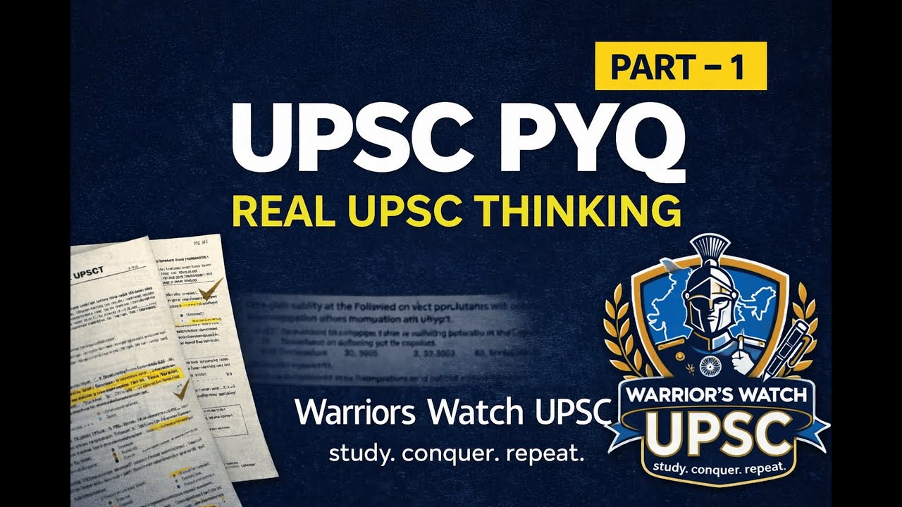 “UPSC PYQs Explained | CDS & CAPF | GS & GK | Part-1”