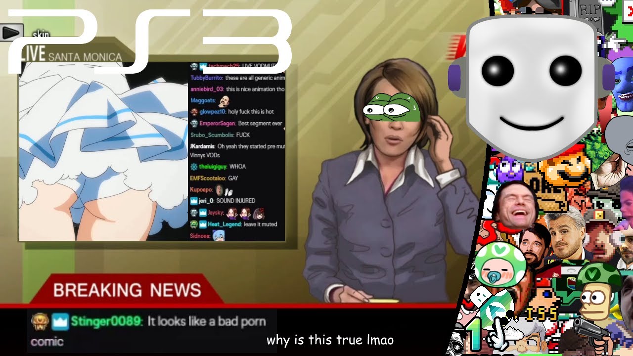[Vinesauce] Vinny [Chat Replay] - Awful PS3 Trash