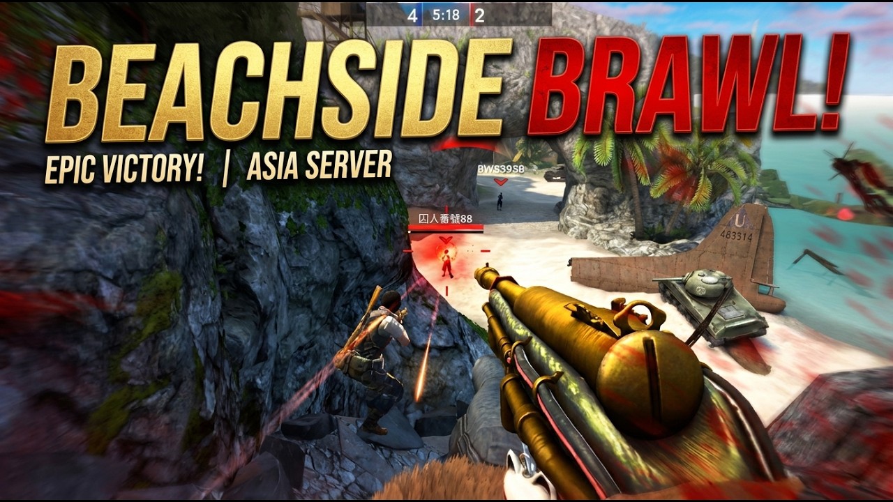 THEY COULDN'T STOP THE GOLDEN GUN! 👑 (Beachside Brawl)