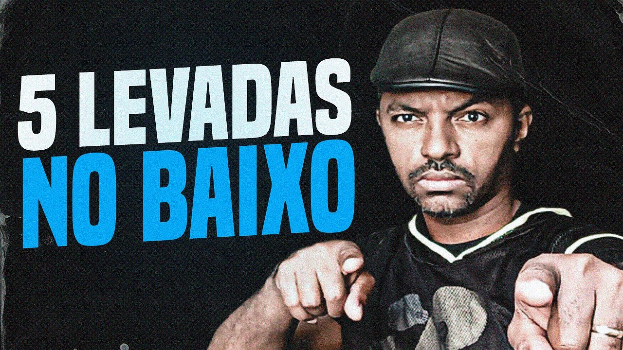 5 LEVADAS FÁCEIS NO BAIXO - Como fazer levadas no baixo com KAKA BASS - baixo gospel - iniciantes