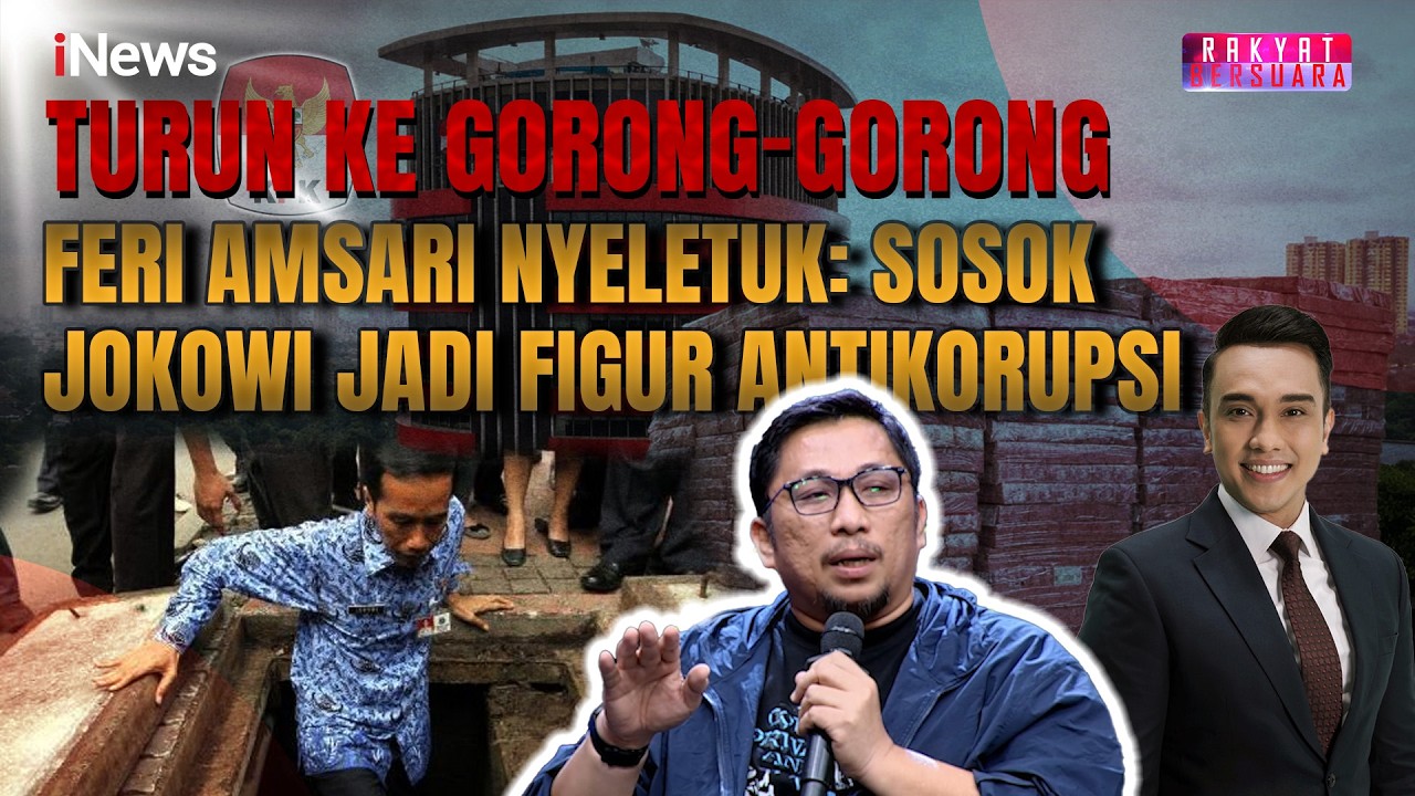 Feri Amsari Nyeletuk! Jokowi Turun ke Gorong-Gorong Jadi Sosok Antikorupsi Bagi Masyarakat