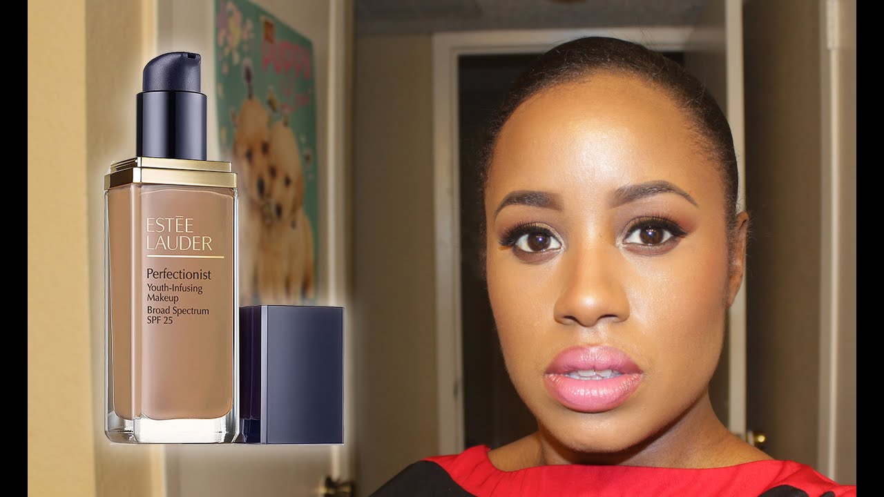 Estee Lauder Perfectionist Youth Infusing Foundation Review/Demo/Swatch/Wear Test