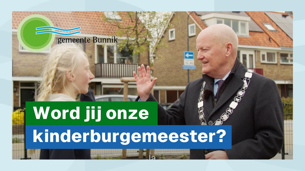 Word jij de nieuwe kinderburgemeester van gemeente Bunnik?