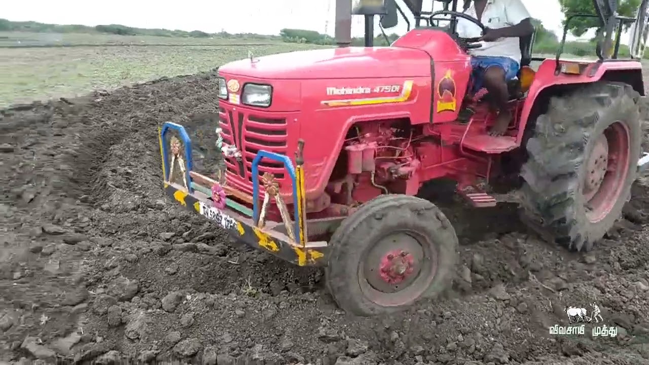 5 கலப்பை ஓட்டுவது எப்படி How to ploughing in 5 Cultivator #trending #viral