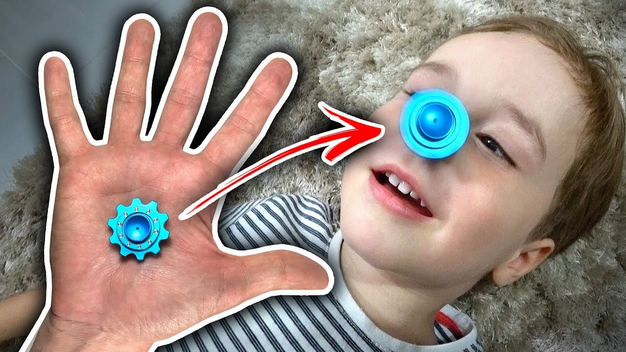 FIDGET SPINNER MENOR DO MUNDO!! Mini Handspinner Style - Toy for Kids