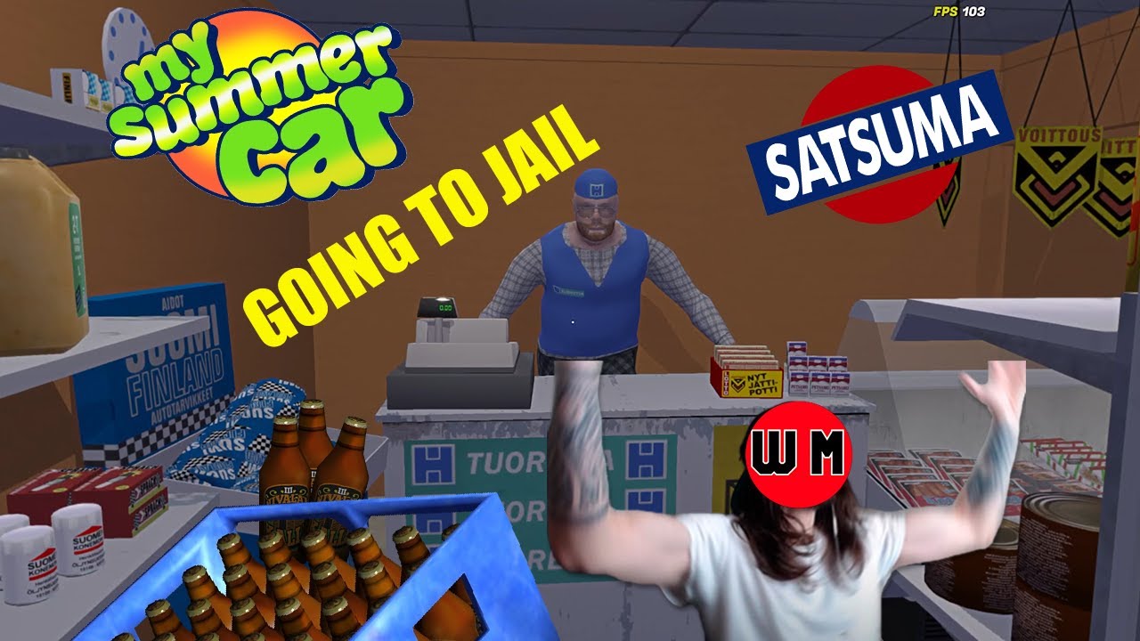 Forgot the Fan Belt… Then Went to Jail | My Summer Car
